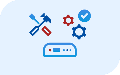 メンテナンスセットアップのイラスト